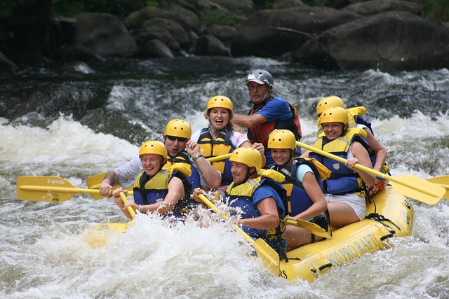 team rafting